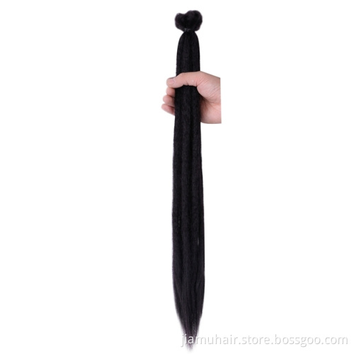 22 inch Rock&Roll Hippie Synthetic Crochet Braiding Handmade Dreadlocks Extensions Crochet Braids Reggae Hair